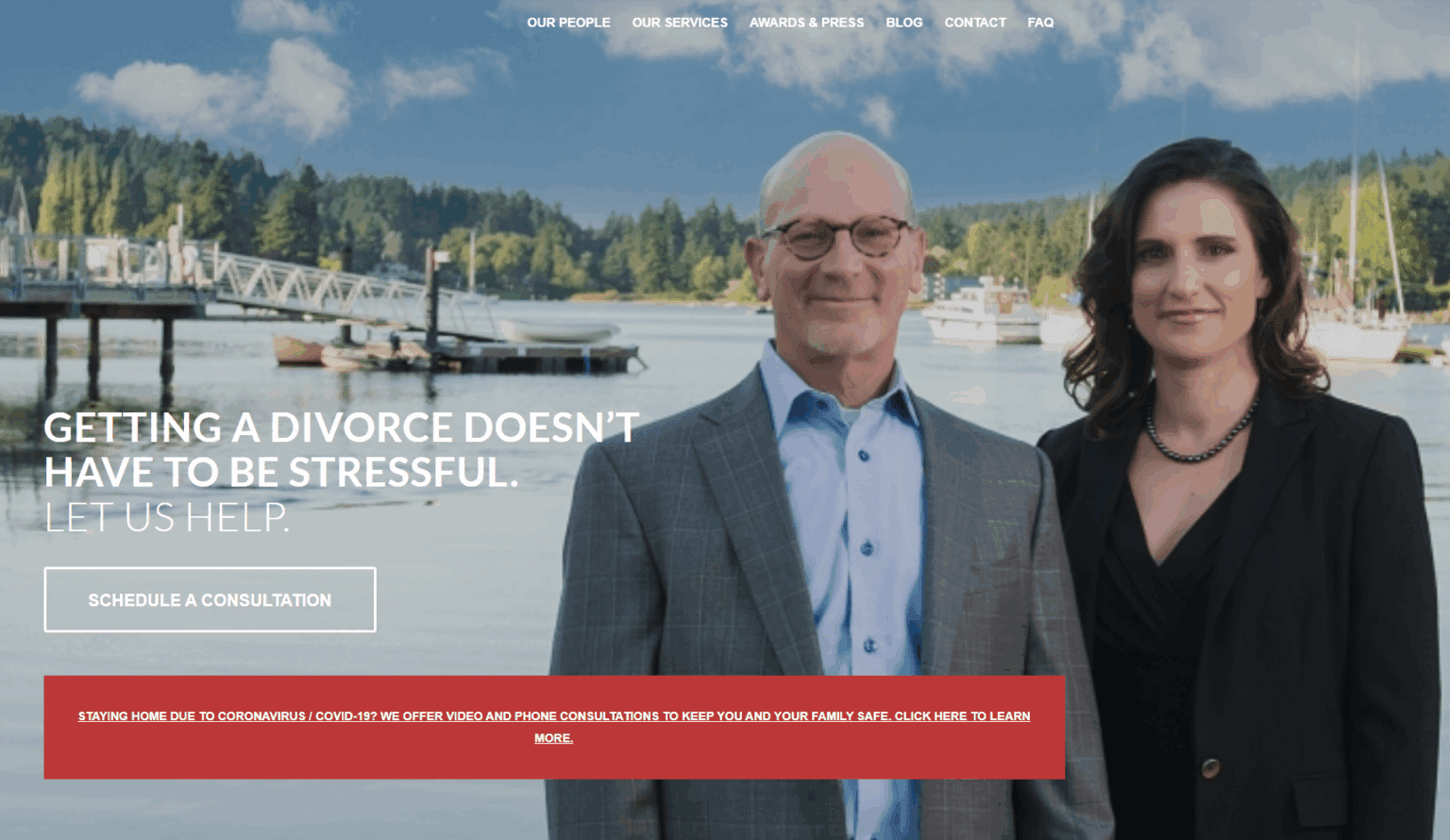 Robinson & Hadeed website in August 2020